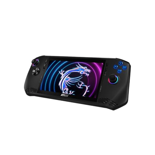 Black 7" FHD 120Hz Display 16GB LPDDR5 512GB NVMe SSD PC Gaming Handheld A9174