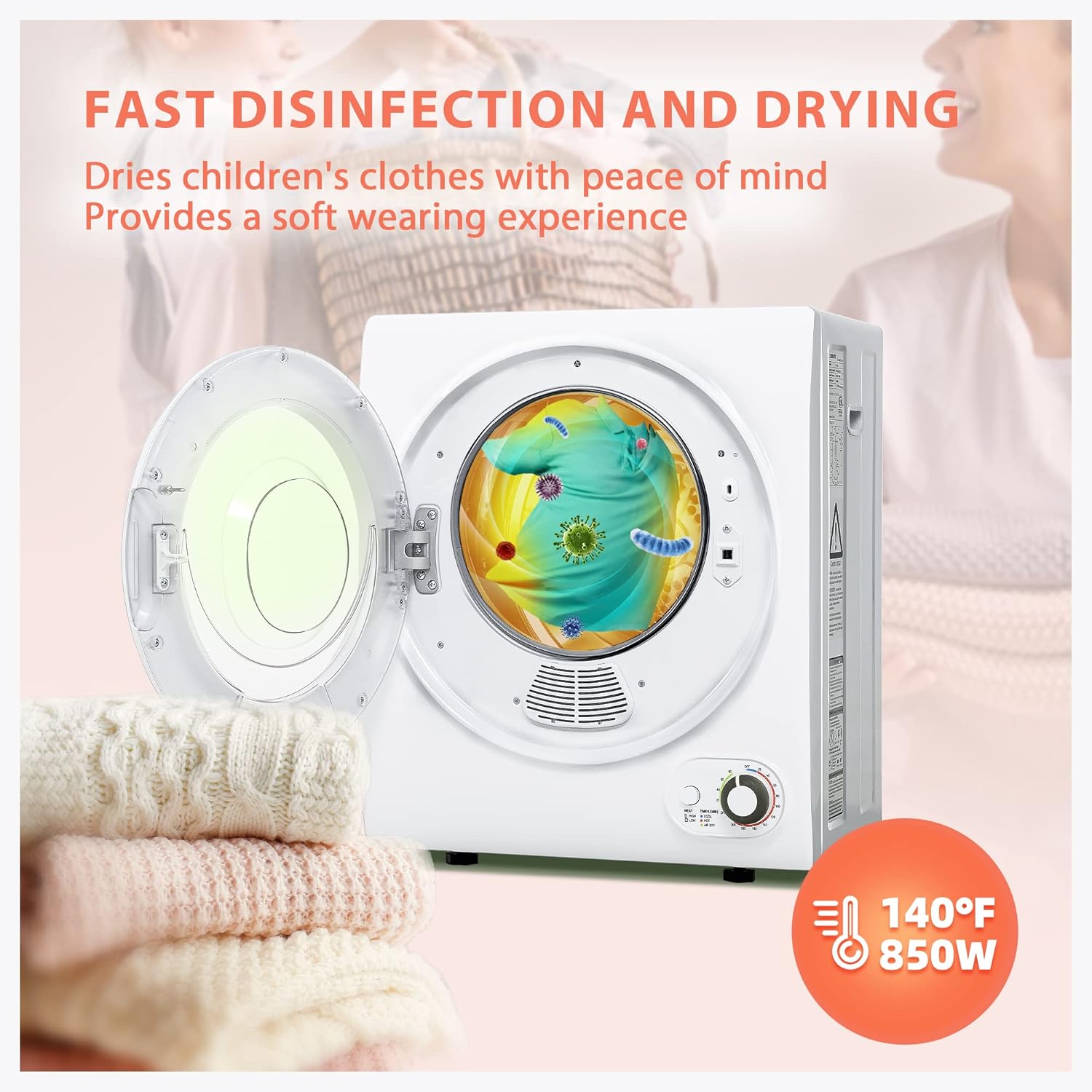 Portable Washer & Compact Laundry Dryers Bundle Z2903