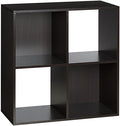 Black 4-Cube Shelf Bookcase A573