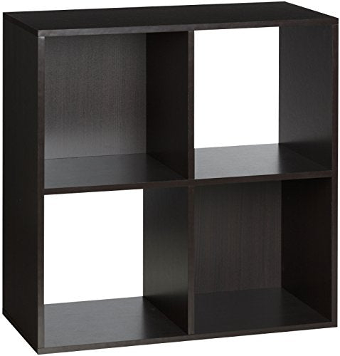 Black 4-Cube Shelf Bookcase A573