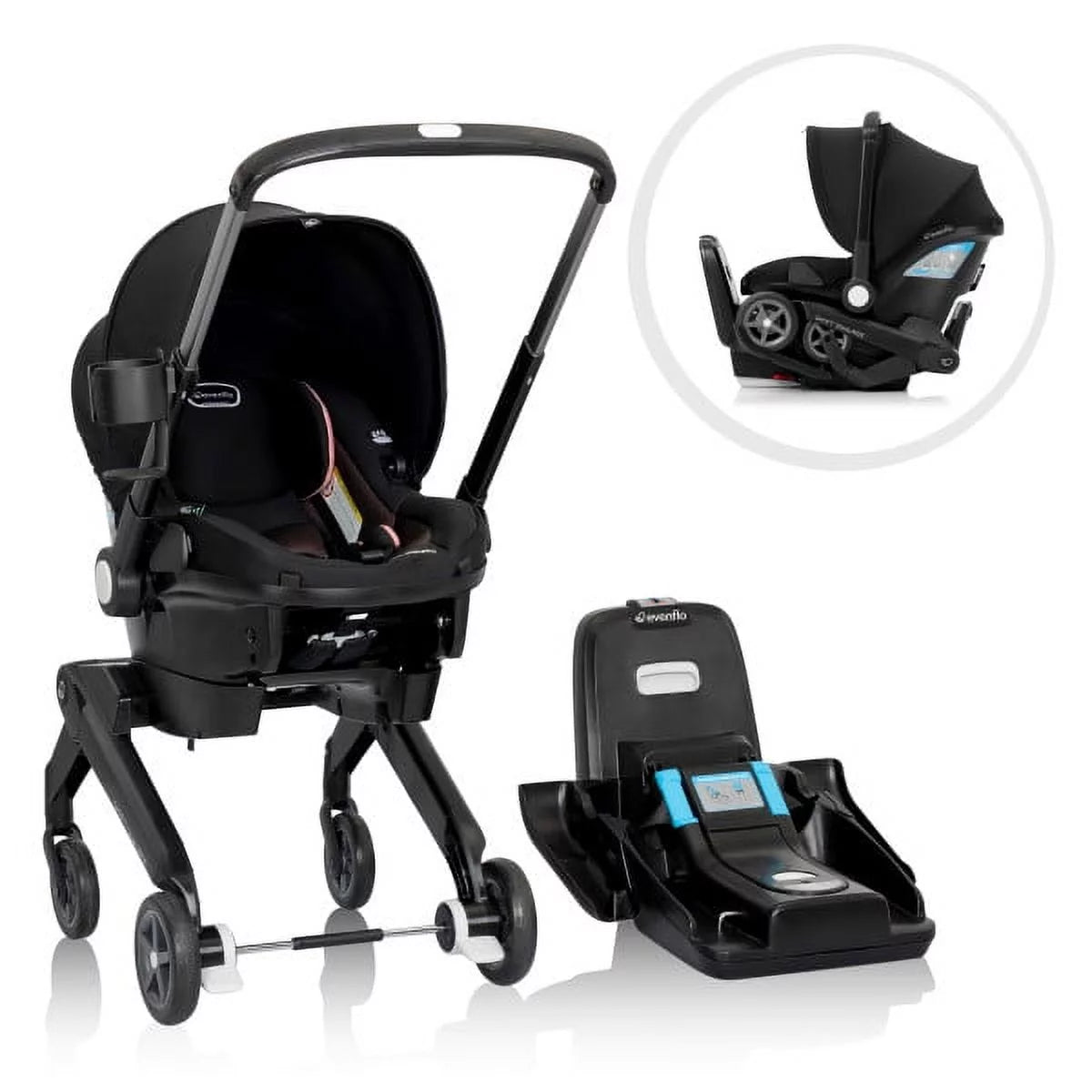 Infant Car Seat and Stroller Combo (Beaufort Black) F394