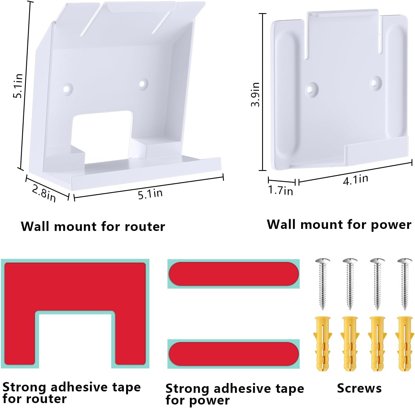 Starlink Gen 3 Mount, Mesh Router and Power Supply Mounting Kit C282
