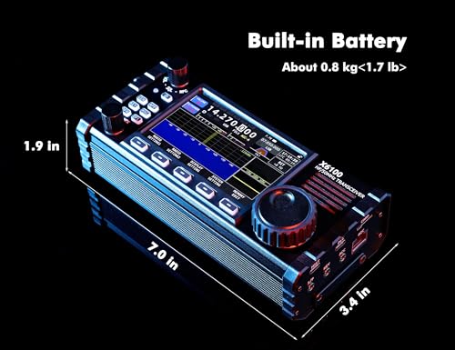 HF Transceiver SDR HF/50MHz Full Mode Built-in Battery Auto Antenna Tuner W5725