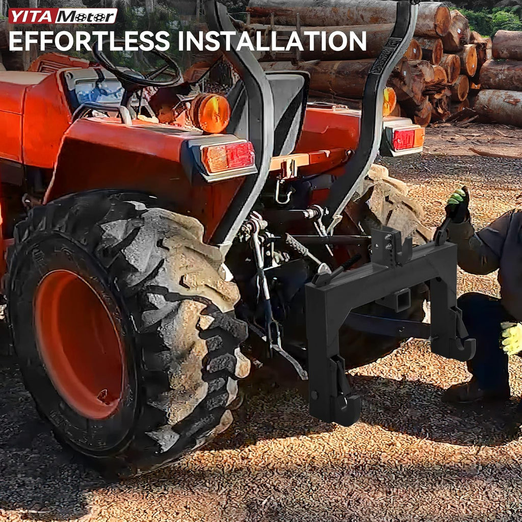3 Point Quick Hitch with 2" Receiver Hitch Adaptation P821471