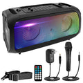 600W Rechargeable Portable Boombox Speaker with Microphone T6272