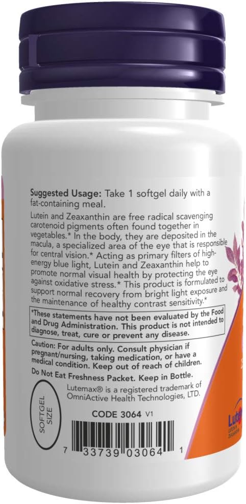 Lutein & Zeaxanthin 60 Softgels (2 Pack) X65718