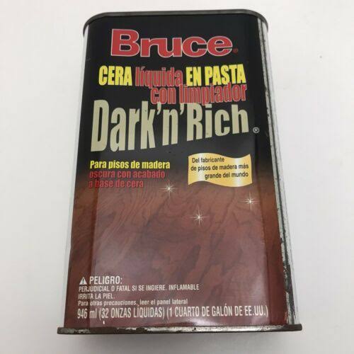 Dark N Rich Hardwood Floor Liquid Paste Wax with Cleaner Y852
