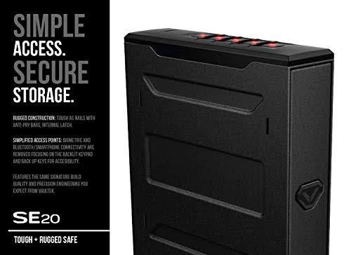 Portable Safe with Auto Open Lid Rechargeable Lithium-Ion Battery T457