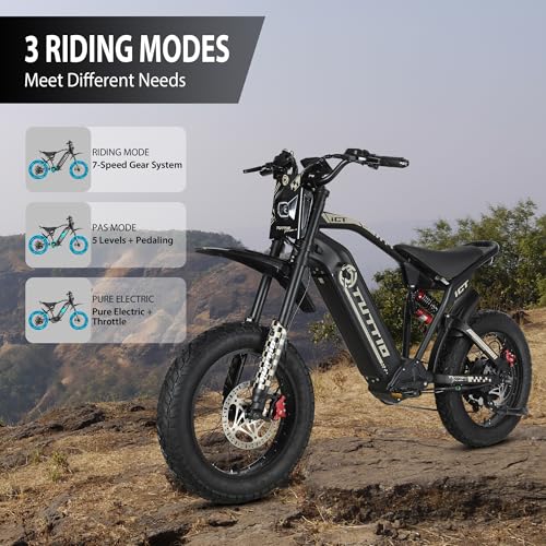60V 20" Fat Tire Electric Motorcycle Z68820