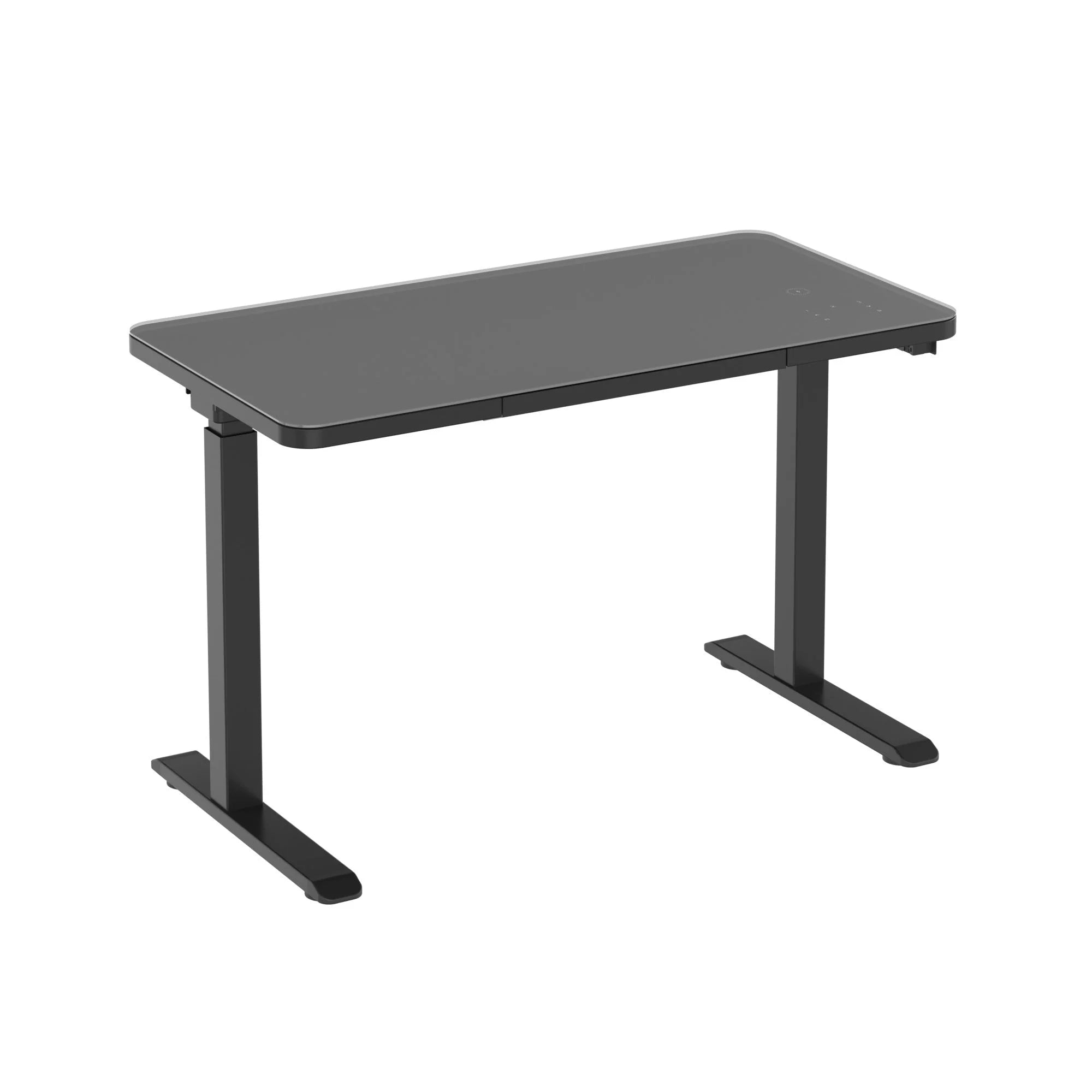 Black Glass Standing Desk A661