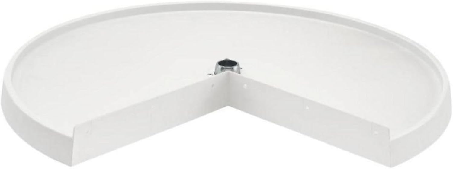24" White Lazy Susan Shelf W754