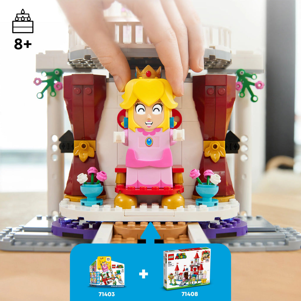 LEGO Super Mario Peach’s Castle Expansion Set 71408, Buildable Game Toy G50855