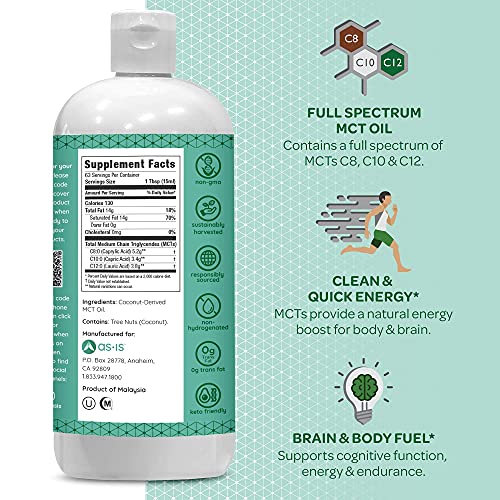 32 fl oz Unflavored MCT Oil A5180