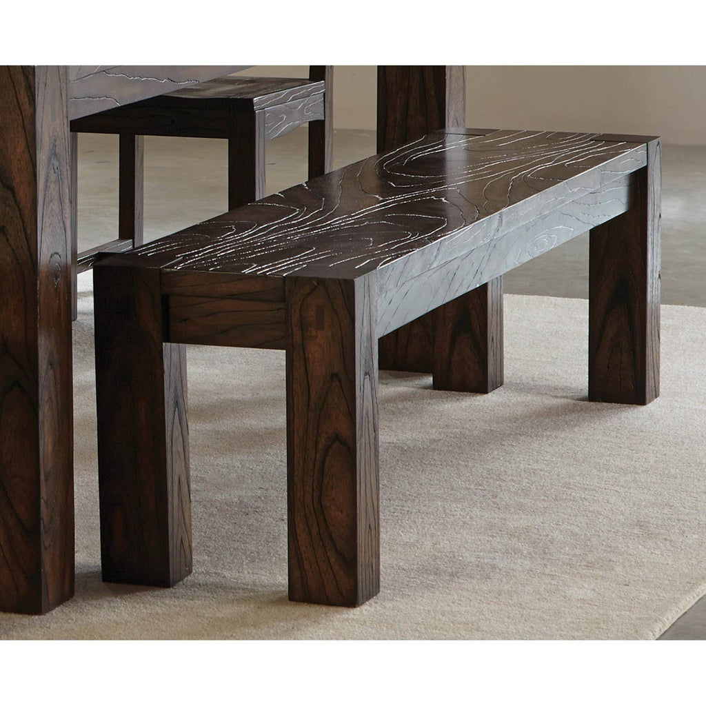 Dark Brown Dining Bench I49399