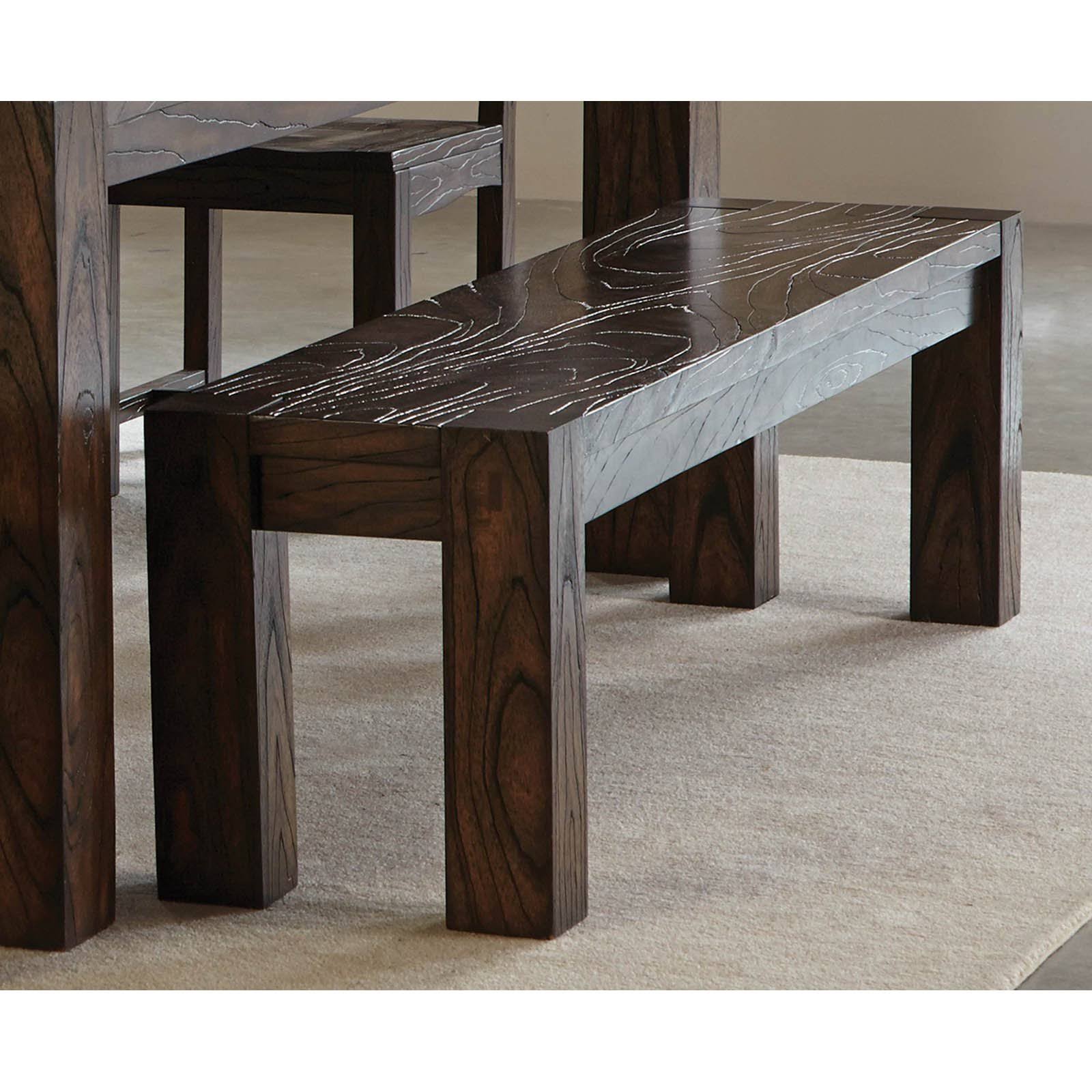 Dark Brown Dining Bench I49399