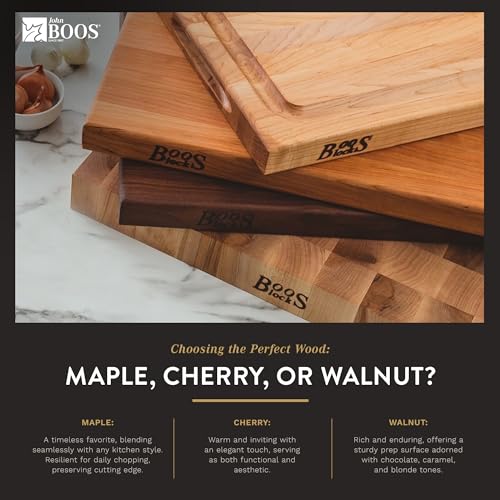 Reversible Wood Cutting Board, 18" x 12" x 1 1/4", Maple D135191