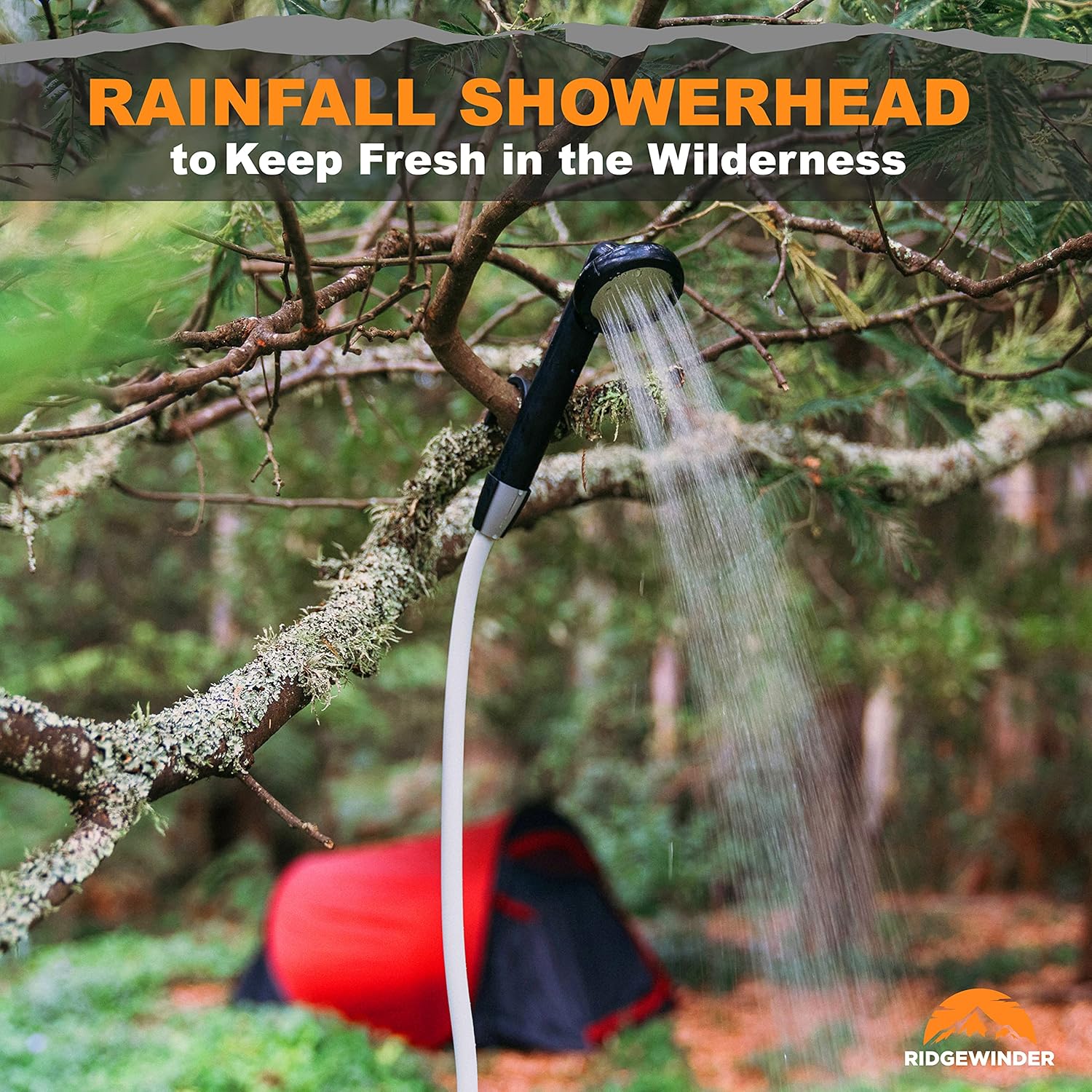 Portable Camp Shower with Rechargeable Battery and Showerhead C1330