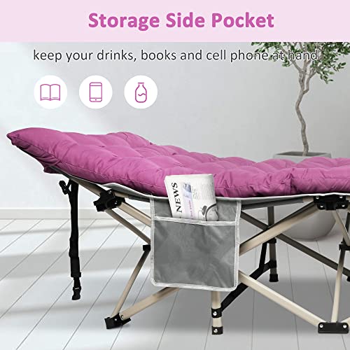 Blue Folding Camping Cot with Carry Bag X594337