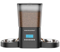 Automatic Cat Feeder 3.5L with Stainless Steel Bowl Black X80635