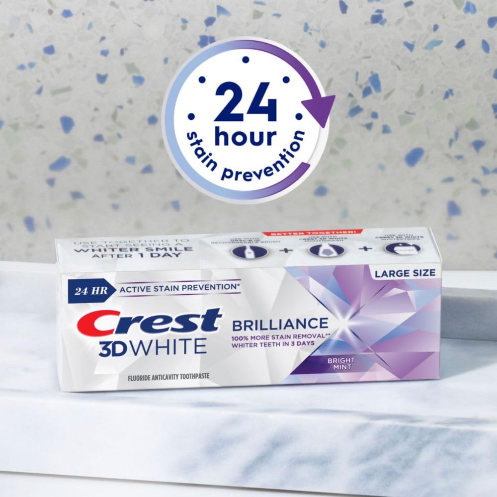 4.3 oz Pack of 3 Teeth Whitening Toothpaste Y853029