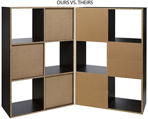 Black 4-Cube Shelf Bookcase A573