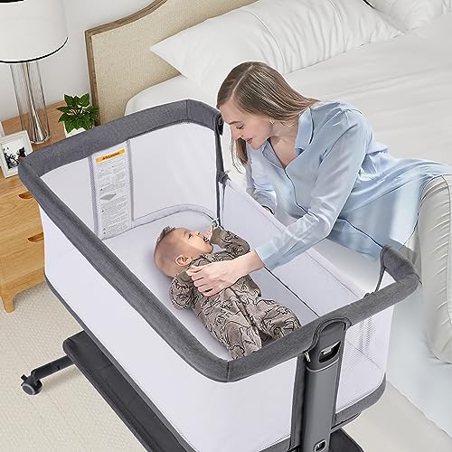 Portable Baby Bassinet with Carry Bag, Pink J86586