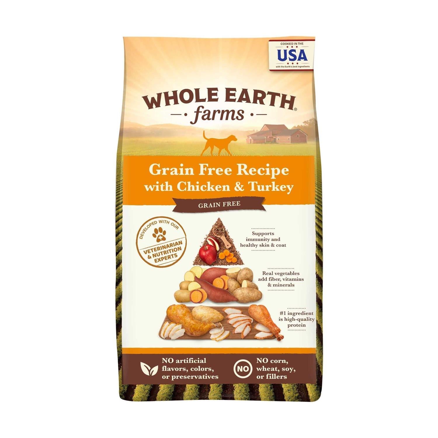 Grain Free Chicken Turkey Recipe Dry Dog Food S138