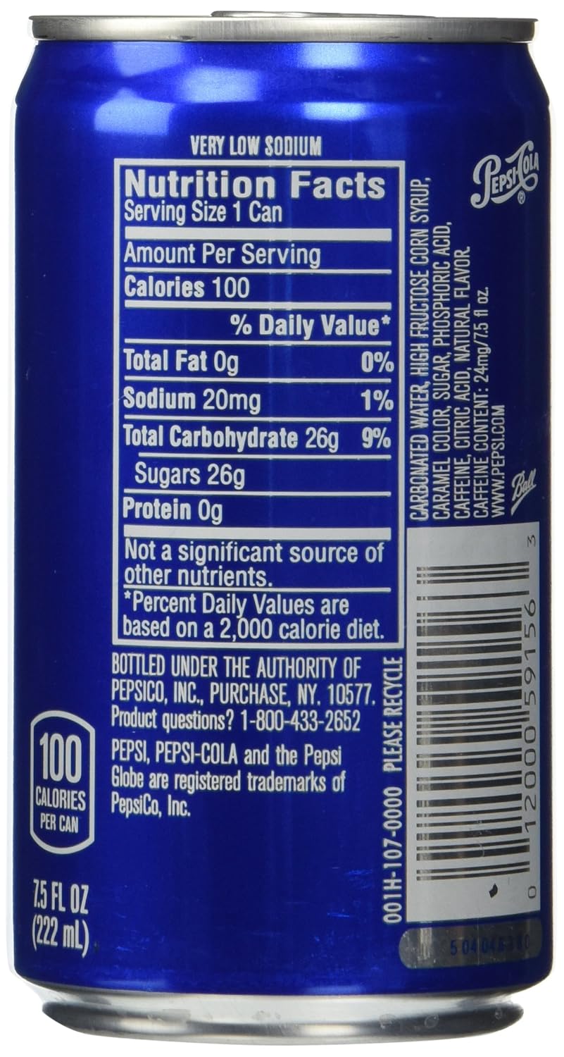 7.5oz Mini Cans 24 Cans Soda M9540