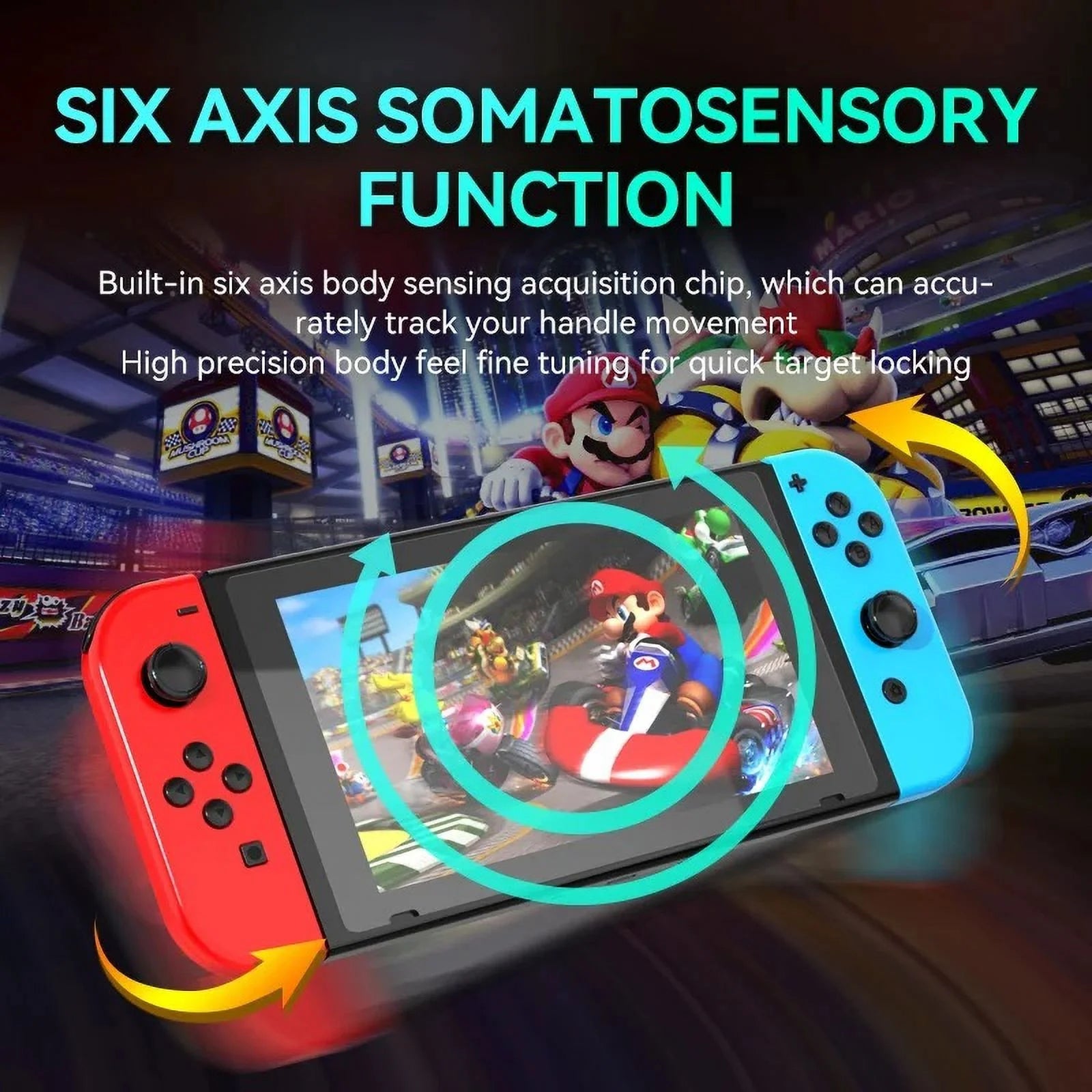 Blue-Red Wireless Bluetooth Controller for Nintendo Switch O99456