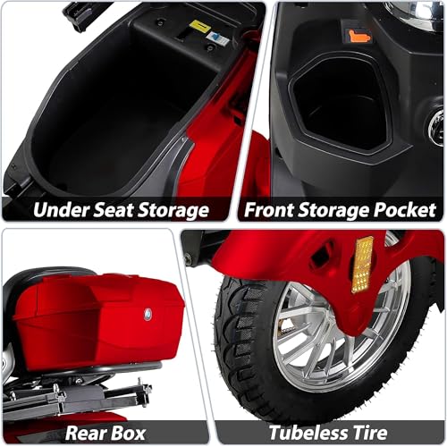 Silver 4 Wheel Mobility Scooter 500lbs Loadweight 31 Mile Long Range Battery K563736