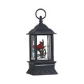 9.5 Inch Black Holiday Water Lantern C82279