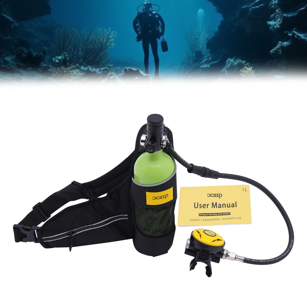 1L Mini Scuba Tank Underwater Dive Oxygen N467659