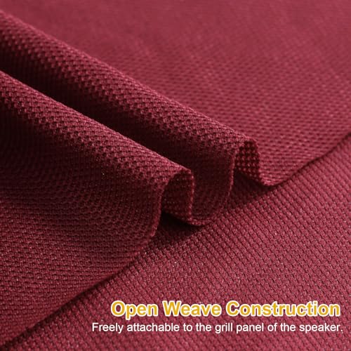 Black Speaker Grill Cloth Fabric (36" x 54") U687857