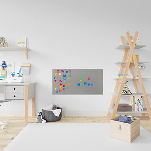 Metallic Silver 23x46 Magnetic Dry Erase Board H474411