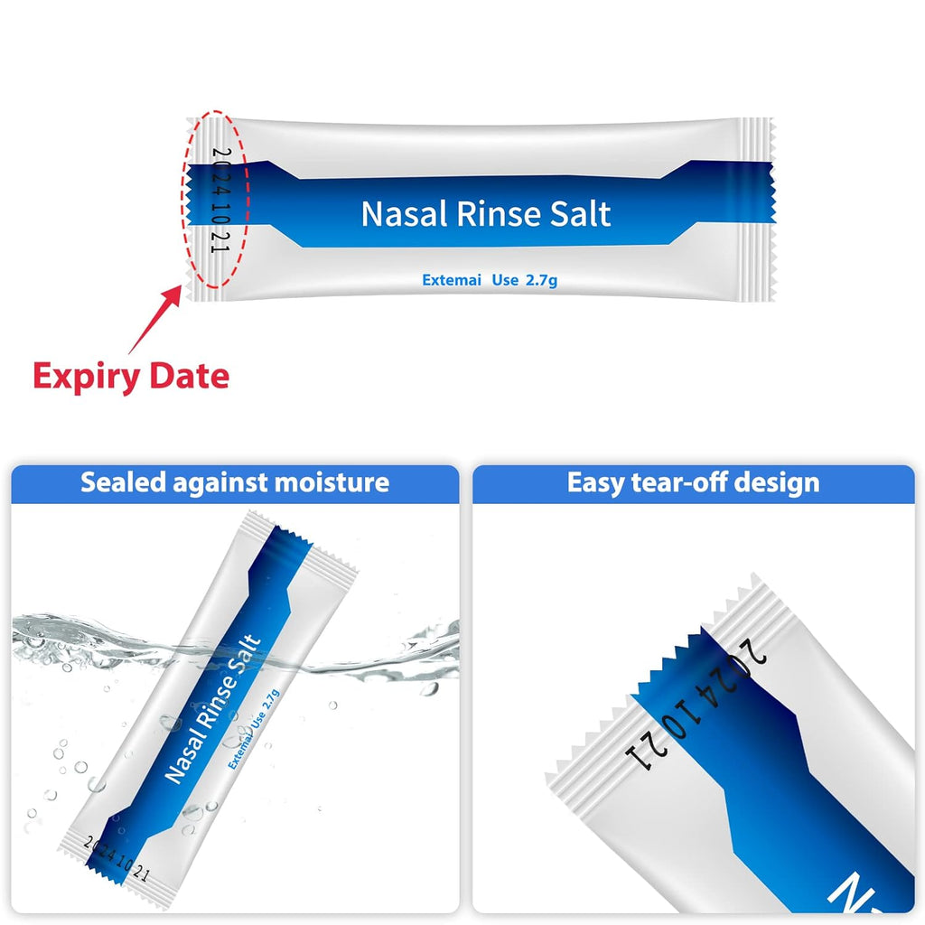 100 Saline Packets for Neti Pots U285