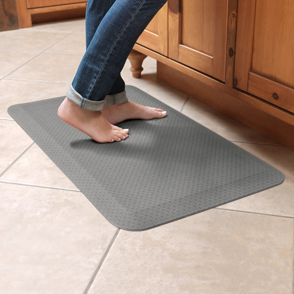 Light Gray 20" x 30" Kitchen Floor Mat R772487