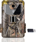36MP 1520P Night Vision Motion Activated Hunting Camera IP67 Waterproof 120° 65FT 44pcs No Glow LEDs K533351