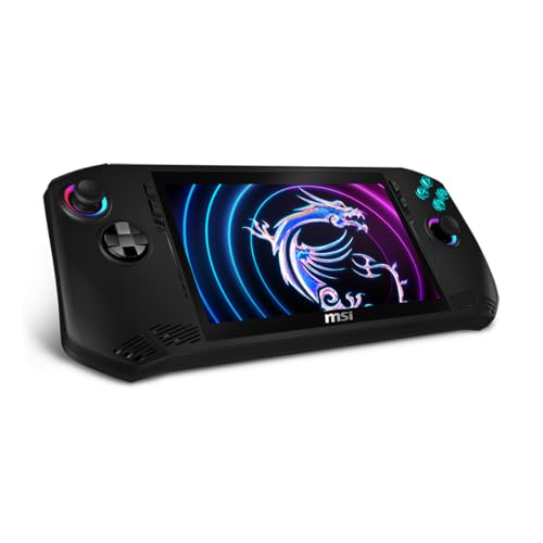 Black 7" FHD 120Hz Display 16GB LPDDR5 512GB NVMe SSD PC Gaming Handheld A9174