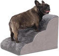 Grey 3-Step High Density Foam Pet Stairs J21908