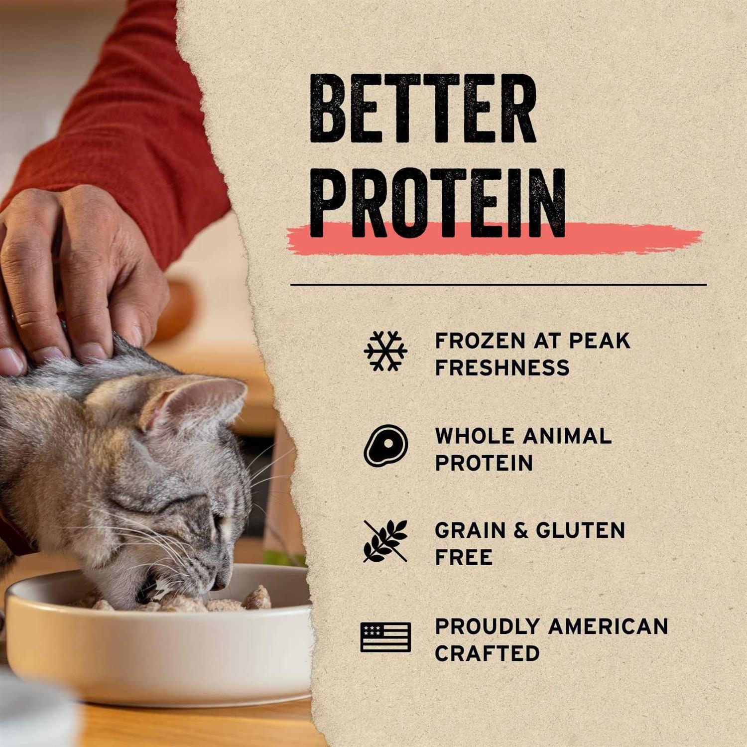 Freeze Dried Raw Rabbit Entree Cat Food Mini Patties B128