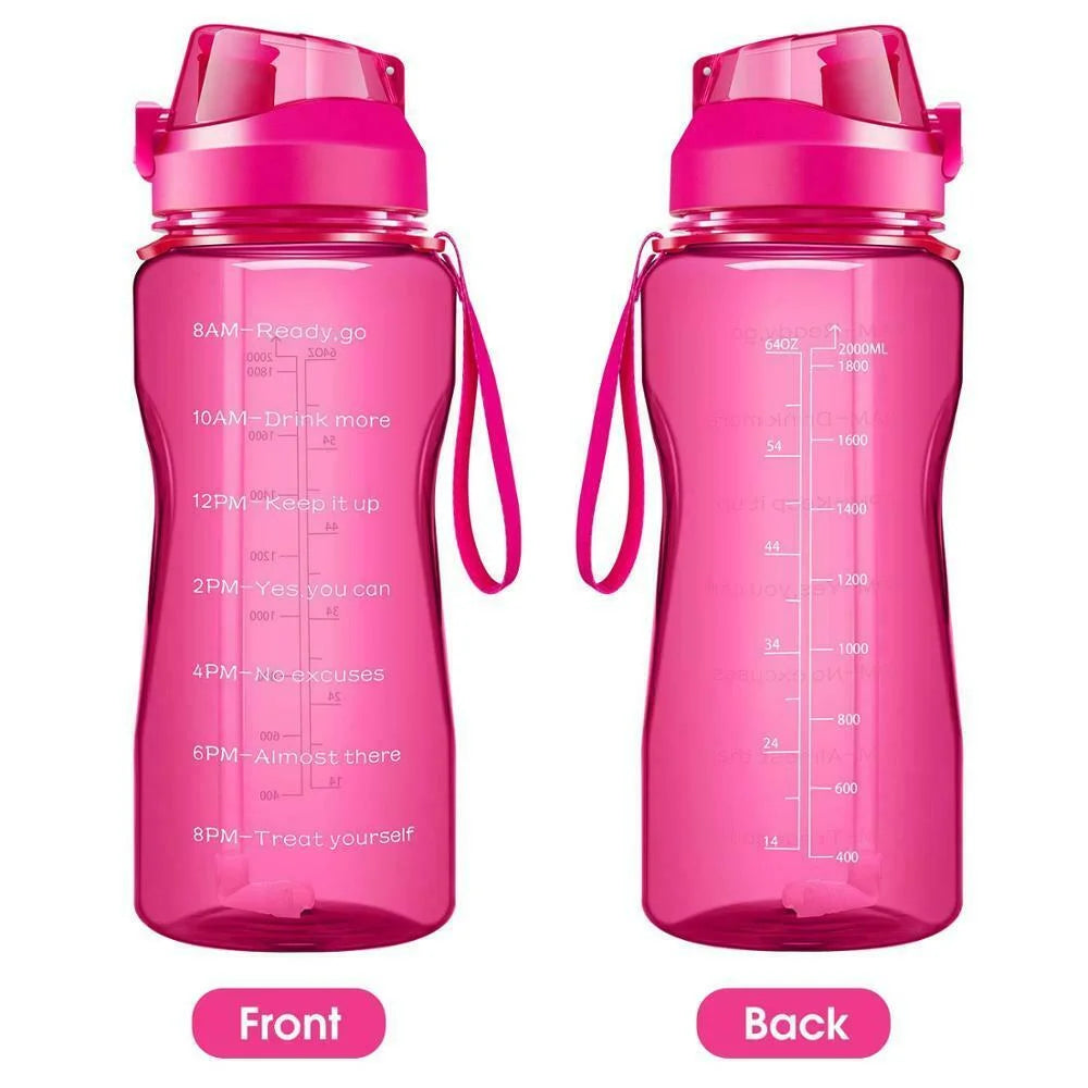 BPA Free 2.2L Water Bottle with Straw K1465