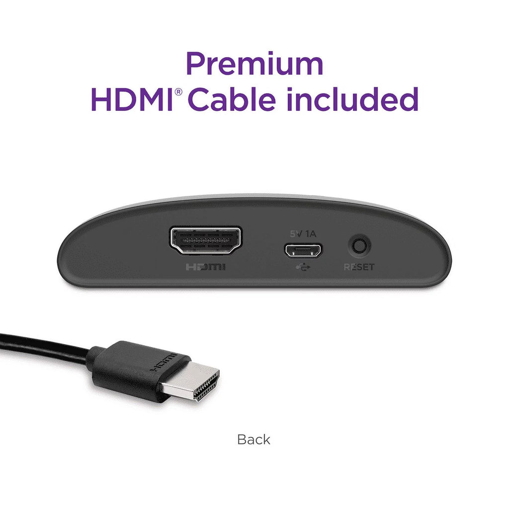 (2 pack) Roku Express 4K+ Streaming Player 4K/HD/HDR with Premium HDMI Cable Voice Remote W42660