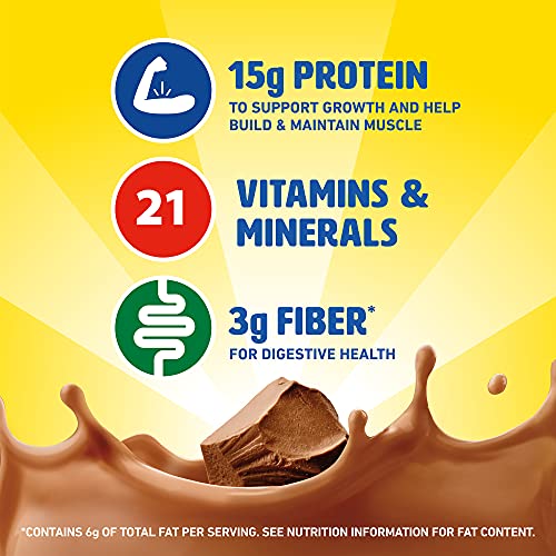 8 FL OZ Ready-to-Drink High Protein with Fiber Milk Chocolate (Pack of 24) P810