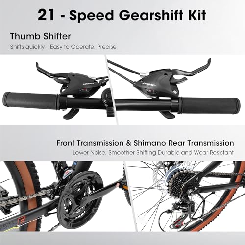 24 26 Inch Steel Aluminum Alloy Frame Mountain Bike E414