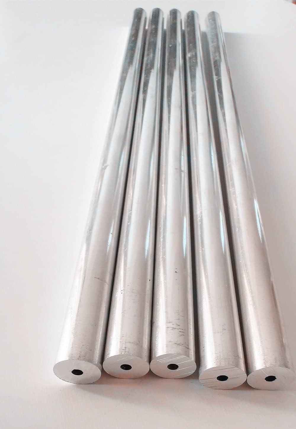 5PCS 12mm Outer Diameter 3mm Inner Diameter 300mm Length Seamless Aluminum Tube B65122