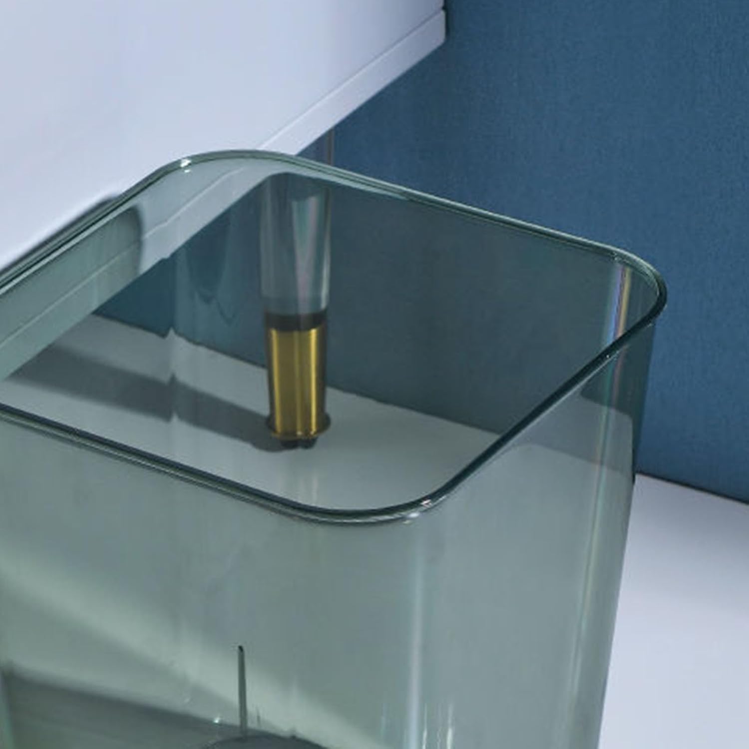 Acrylic Transparent Large Capacity Wastebasket Trash Bin I82264