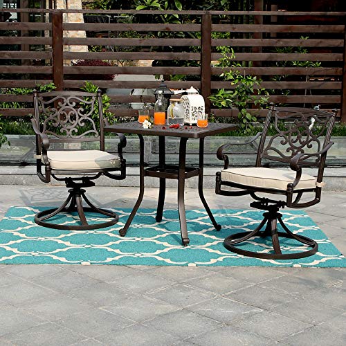 Cast Aluminum Rectangular Patio Dining Table, 64" x 37" R424