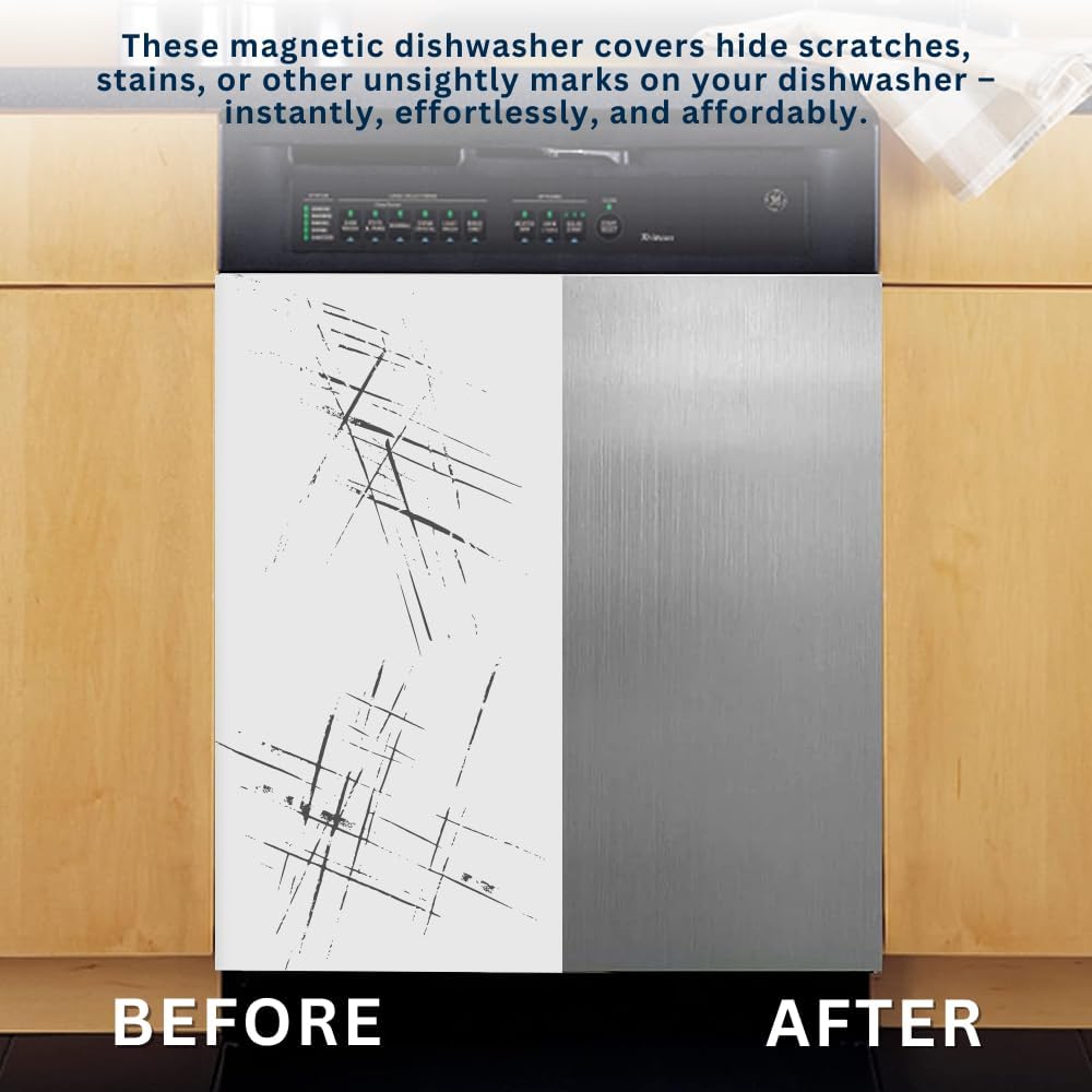 23.5” x 26” Stainless Steel Magnetic Dishwasher Cover T468