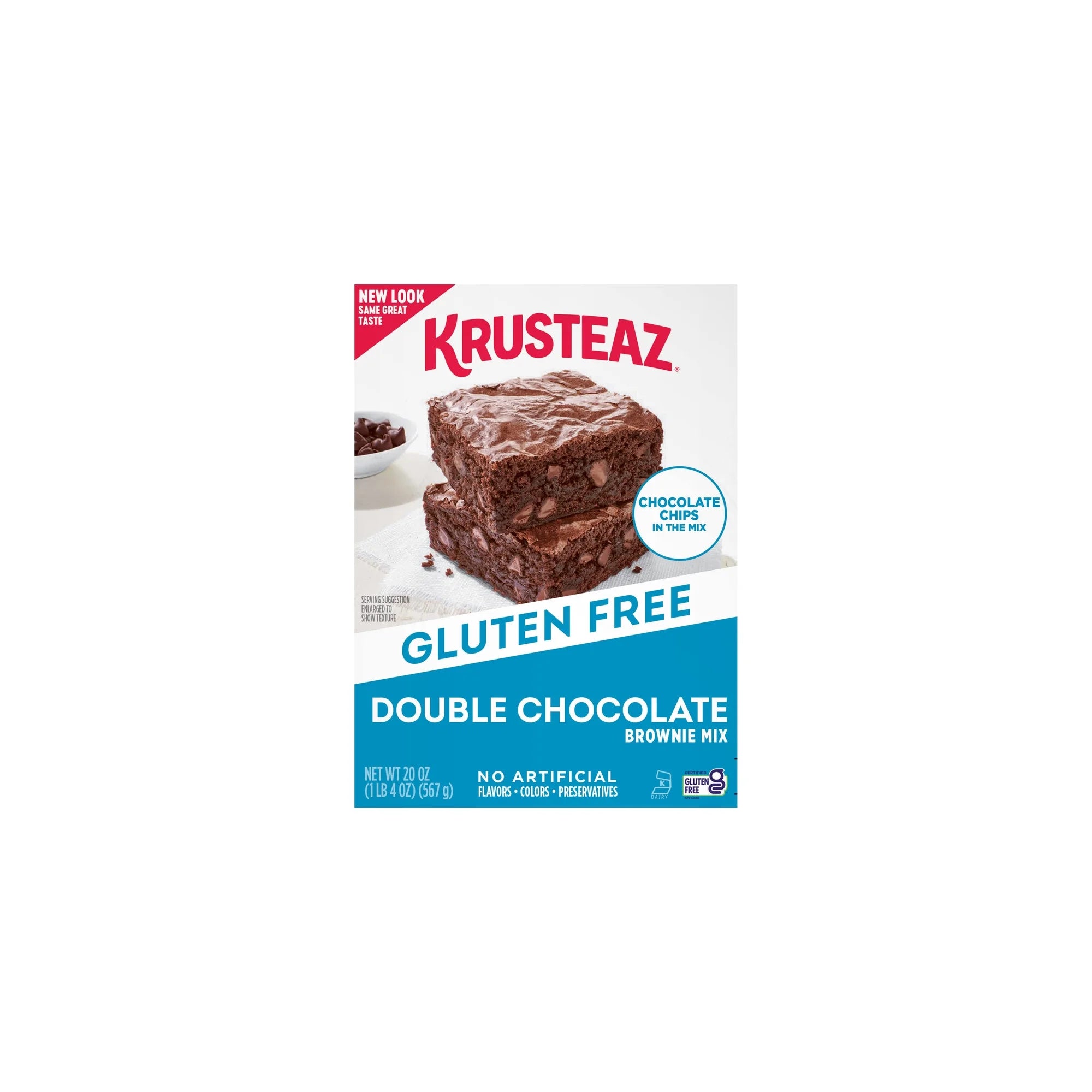 Gluten Free Double Chocolate Brownie Mix 20 Oz Box (Pack of 3) L29674