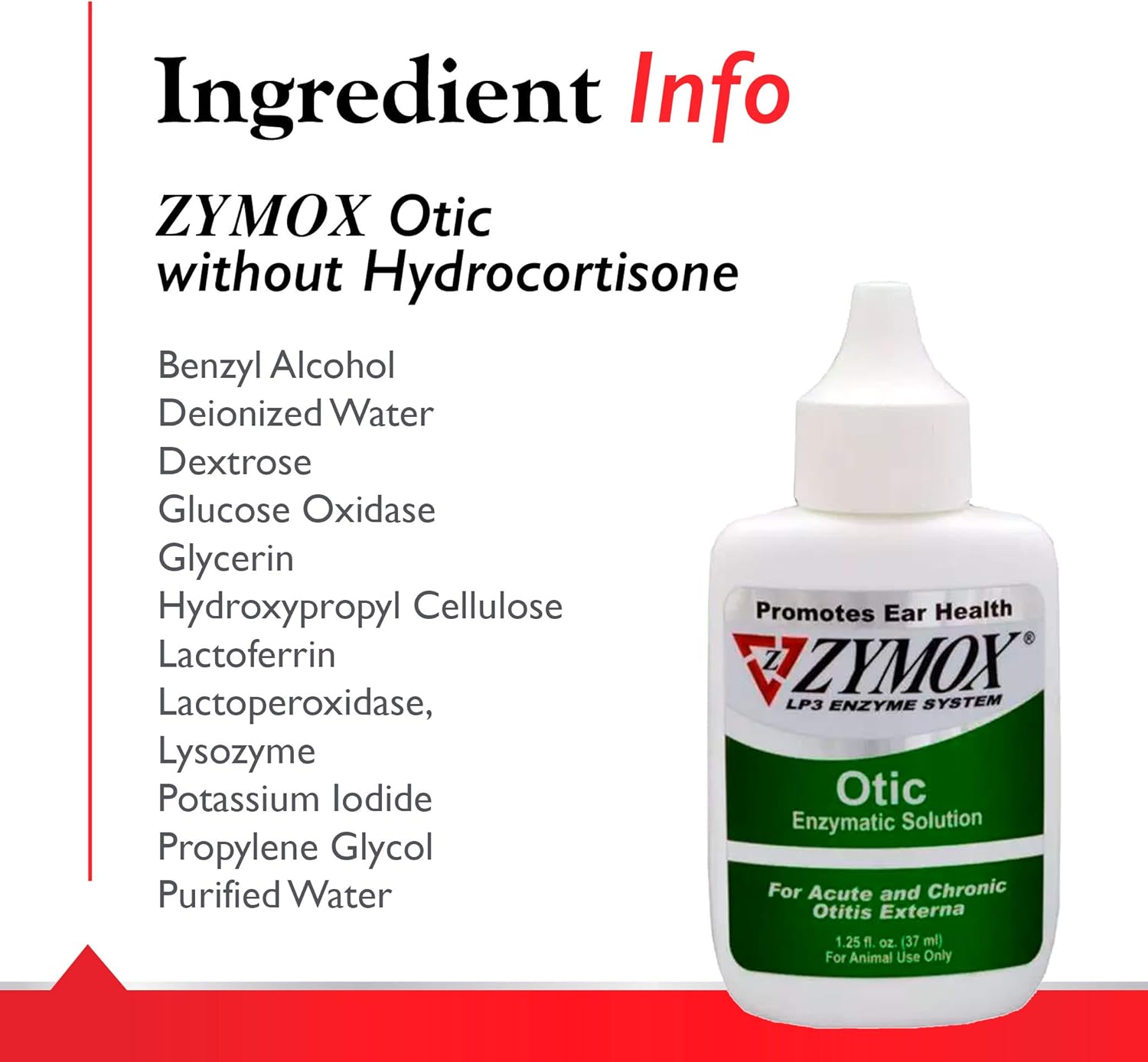 Zymox Otic Enzymatic Solution, 8oz Y522406